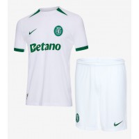 Maglia Calcio Sporting CP Seconda Divisa Bambino 2024-25 Manica Corta (+ pantaloncini)